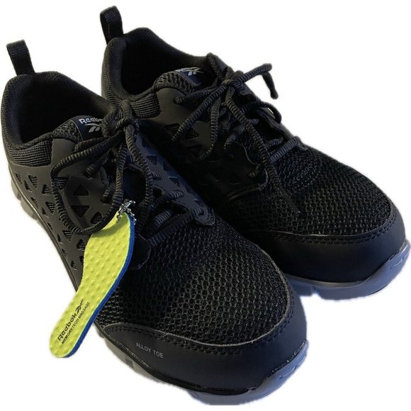 Reebok Women's Alloy Toe Athletic Work Shoe RB041- Size 8m New No Insoles - Picture 1 of 11